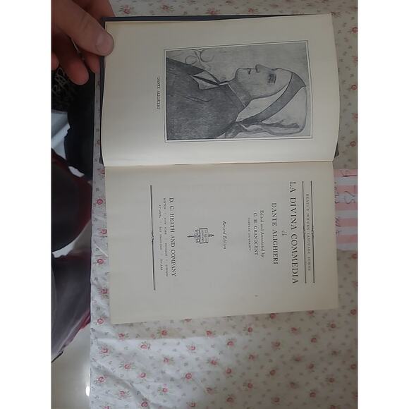 Divina Commedia di Dante Alighieri Book by C.H. Grandgent 1933 Revised Edition - Picture 4 of 6
